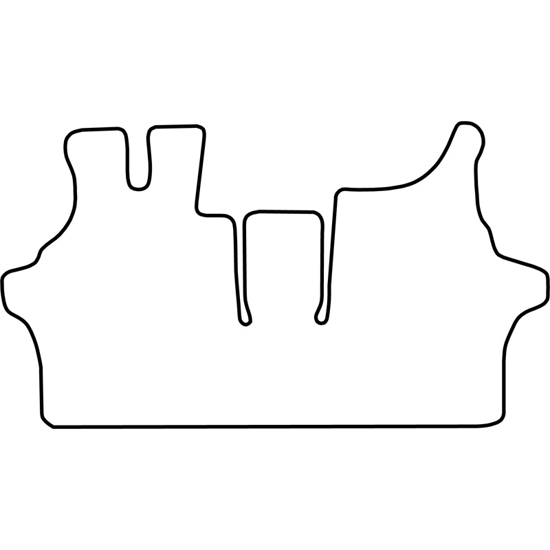 Set car mats  Mercedes Vito CDi 1999-2004 (only front)