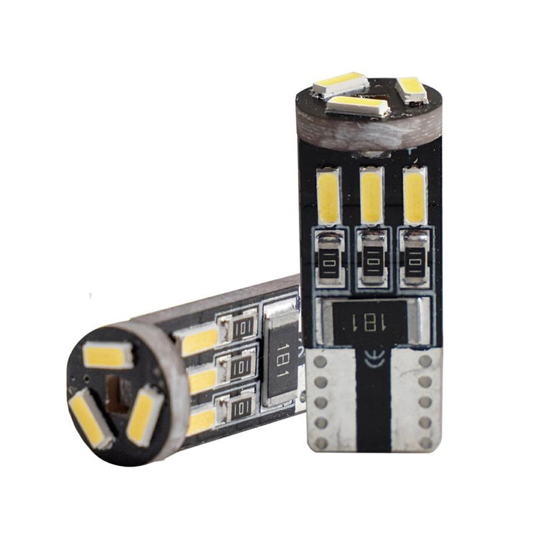 Simoni Racing T10 8-LED 3W Canbus Bulbs - Ultrawhite - Set of 2 pieces