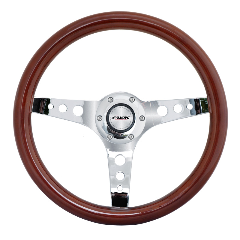Simoni Racing Universal Steering Wheel Arnoux - Wood - Diameter 350mm