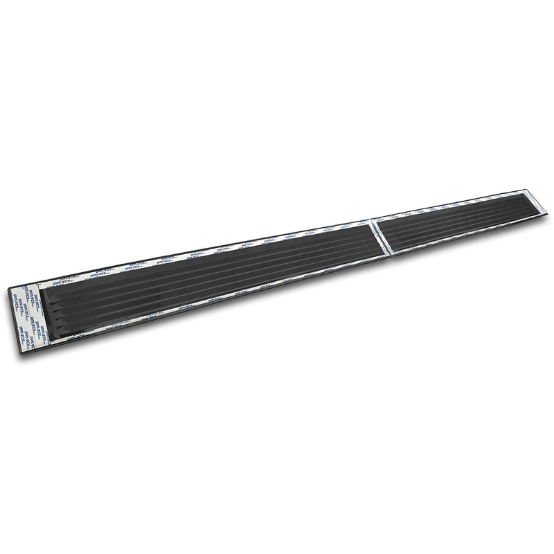 Avisa Black Stainless Steel Rear bumper protector  Fiat Ducato III Facelift 2023- / Opel Movano III Facelift 2023- / Toyota Proace Max 2024- 'Ribs' (2 pieces)