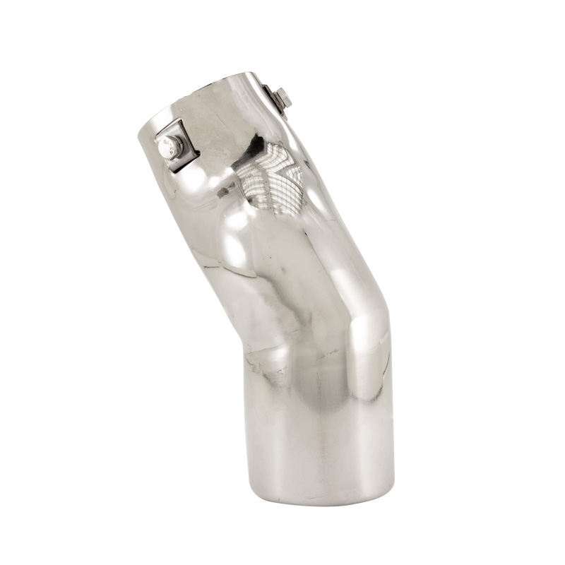 Simoni Racing Exhaust Tip Rectangle Inox - 117x68xL190mm - Installation ->63mm