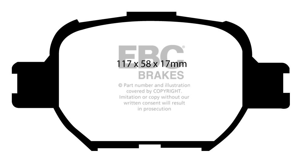 EBC Brakes TOYOTA Altezza 2.0 (GXE10) 2001-2005 Remblokken voorz