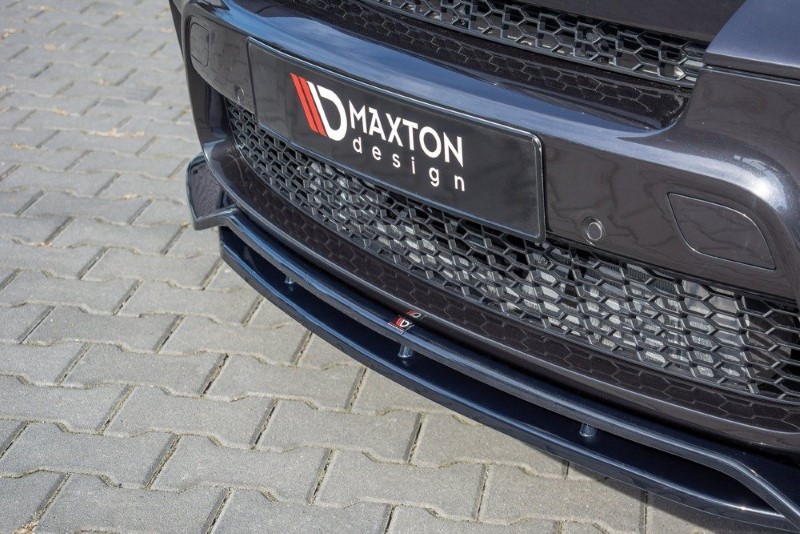 Voorspoiler passend voor BMW X5 E70 Facelift M-Pack Glanzend Zwart
