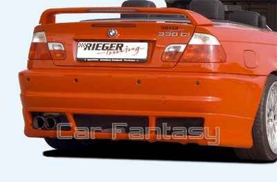 Rearbumper BMW E46 coupe/cabrio/sedan M3-look Rieger PDC
