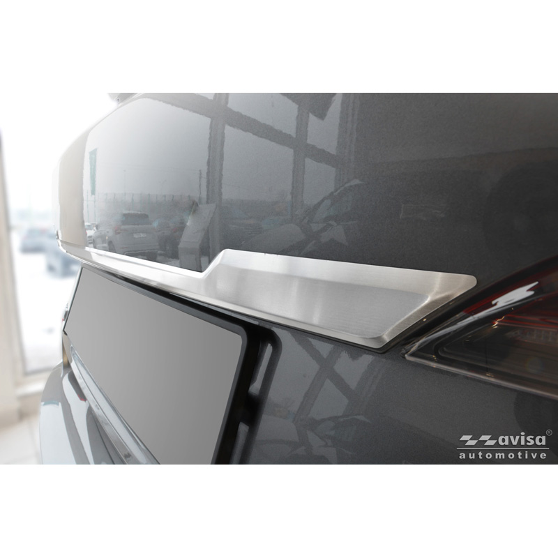 Avisa Brushed Stainless Steel Trunk Tailgate Trim Cover  Skoda Kamiq (NW4) 2019-2024 & Facelift 2024-