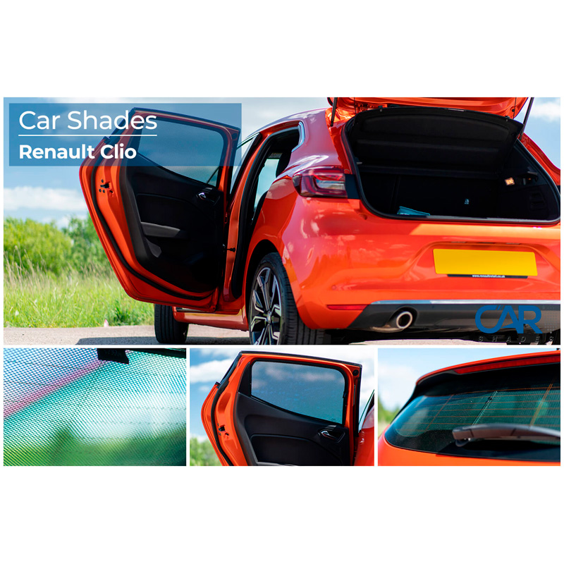 Set Car Shades  Renault Clio 5 doors 2019- (4-pieces)