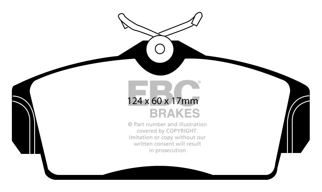 EBC Brakes NISSAN Primera 2.0 GT (P11) 97-99 Remblokken voorzijd