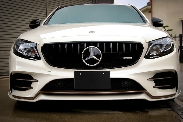 Grill passend voor Mercedes E-Class W213 S213 C238 (2016-Up) GT-R Panamericana Design Zwart