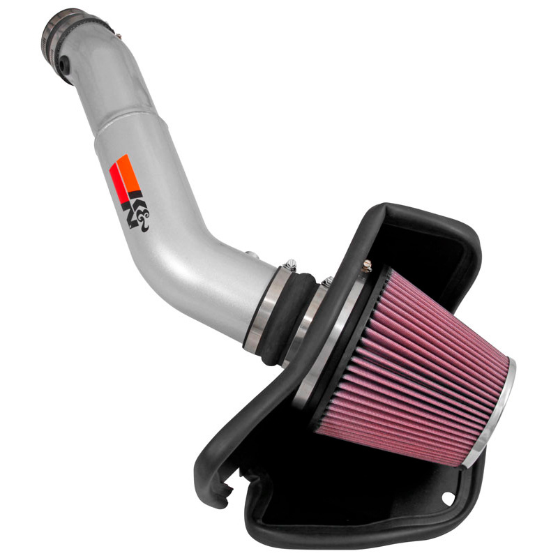 K&N High Performance Air Intake Kit  Jeep Grand Cherokee & Dodge Durango 3.6L V6 2016- - Silver (77-1572KS)