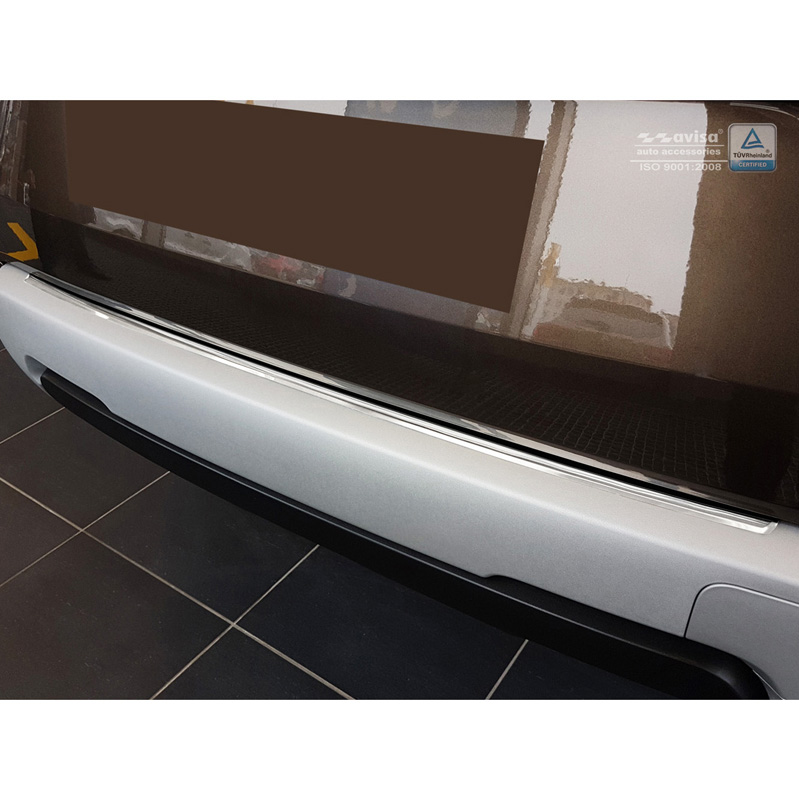 Stainless Steel Rear bumper protector  Dacia Duster II 2018-2021 & FL 2021-2024 'Ribs'
