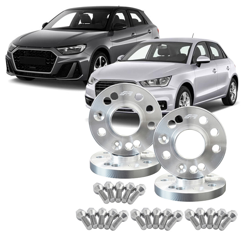 Simoni Racing Aluminium Wheel Spacer Kit - 2x16mm(FA) - 2x20mm(RA) (Hub 57,1mm) including wheel bolts -  Audi various