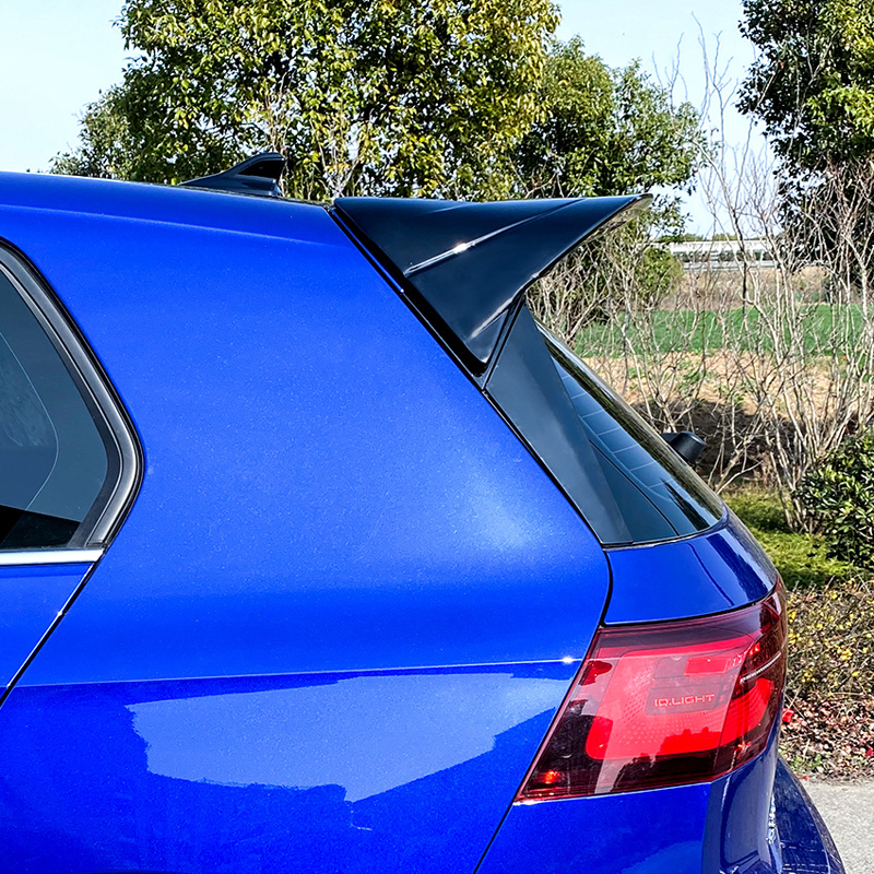 Roof spoiler  Volkswagen Golf VIII HB 3/5-doors 2020- 'CS-Look' excl. GTi/GTD/GTE/R/R-Line (ABS Glossy Black)