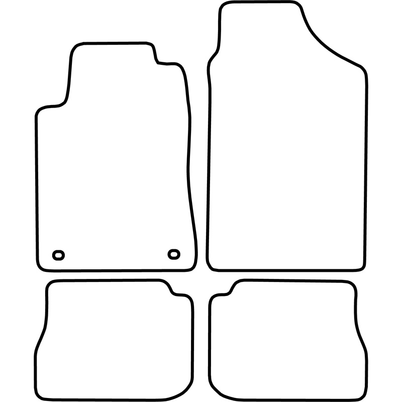 Set car mats  Peugeot 605 1991-2000