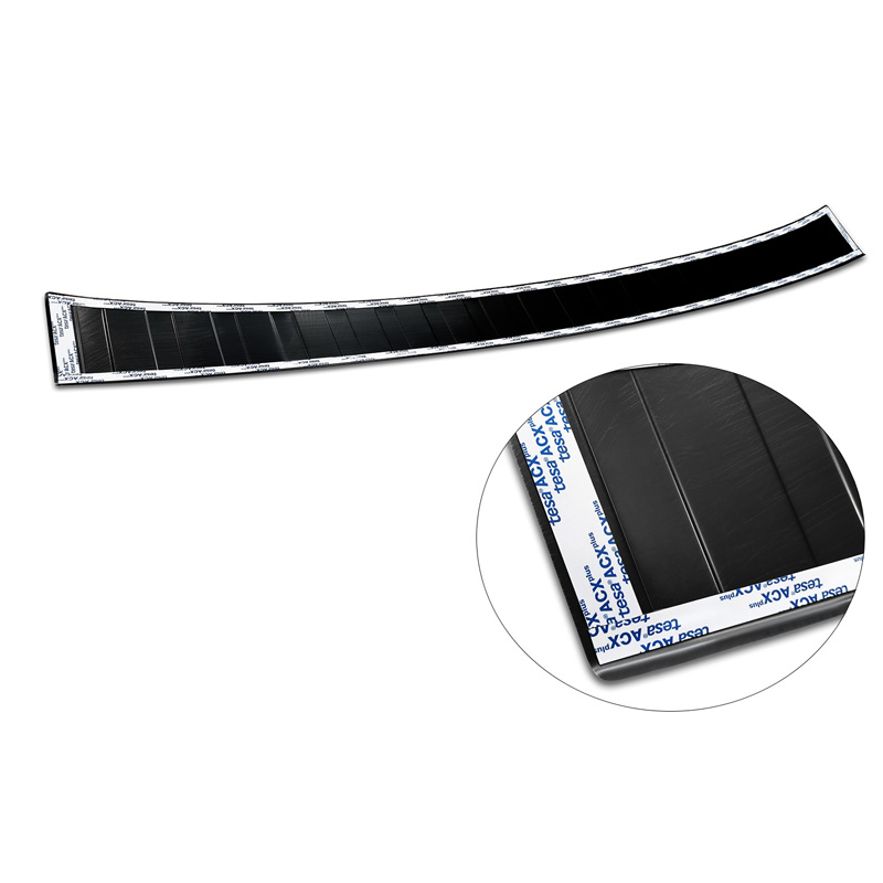 Black Stainless Steel Rear bumper protector  Mercedes Citan (W420) Box/Tourer 2021- 'Ribs'