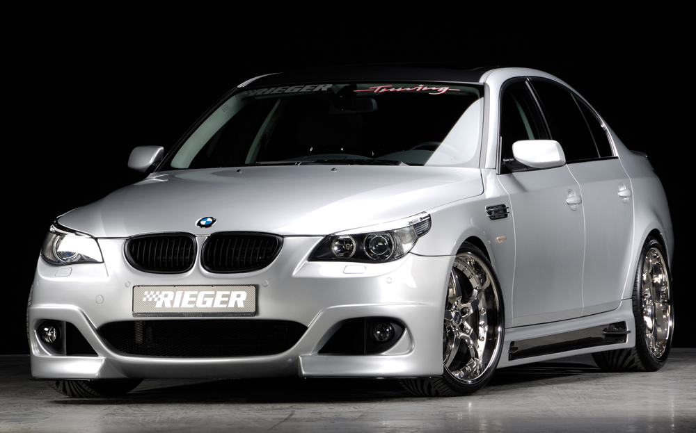 Voorbumper passend voor BMW 5 Serie E-60 ABS Rieger