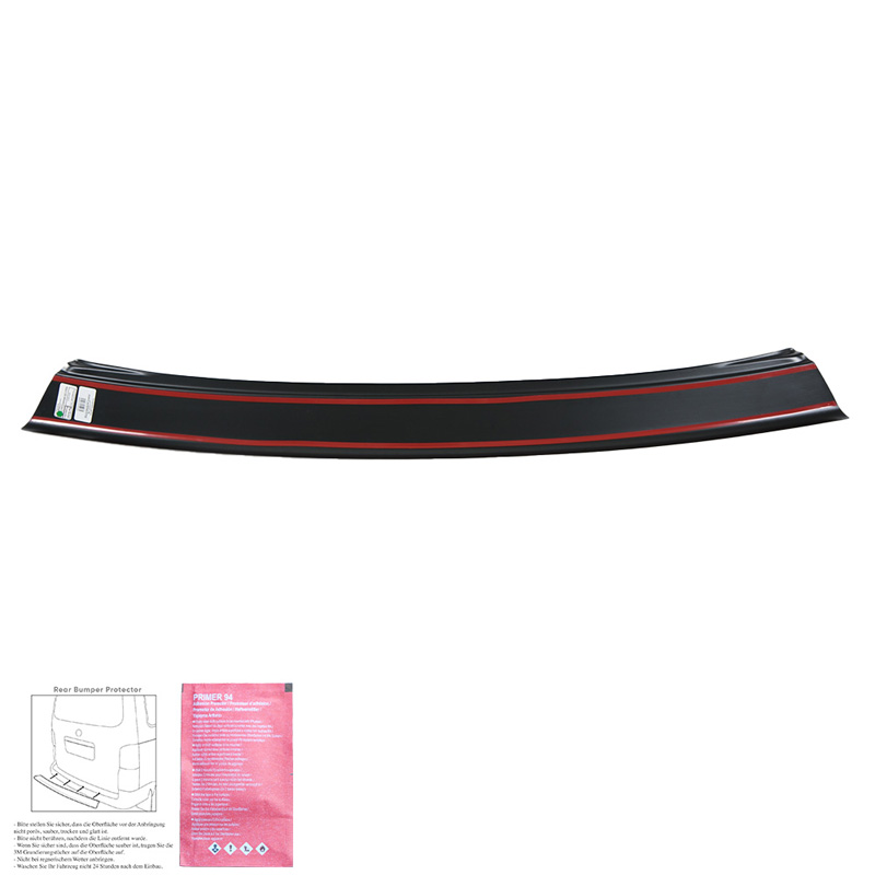 Rear Bumper Protector  Volkswagen Transporter T5.1 2010-2015 - Matt black