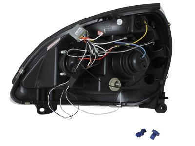 Headlights Renault Clio C 01- Black