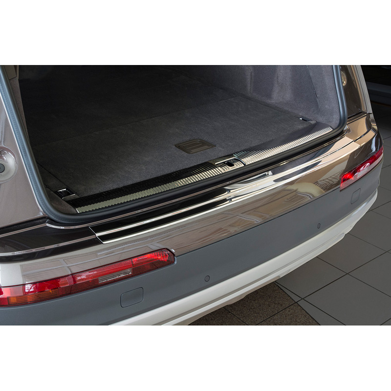 Stainless Steel Rear bumper protector  Audi Q7 2015-2019 & 2019- incl. S-Line