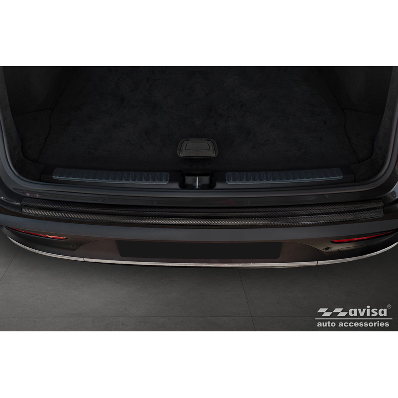 Real 3D Carbon Rear bumper protector  Mercedes EQC (N293) 2019-