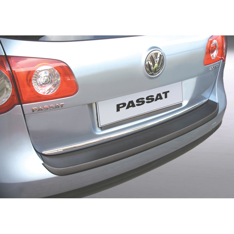 ABS Rear bumper protector  Volkswagen Passat 3C Variant 2005-2010 Black