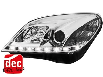 Headlights Opel Astra H 04-09 D-Lite chrome