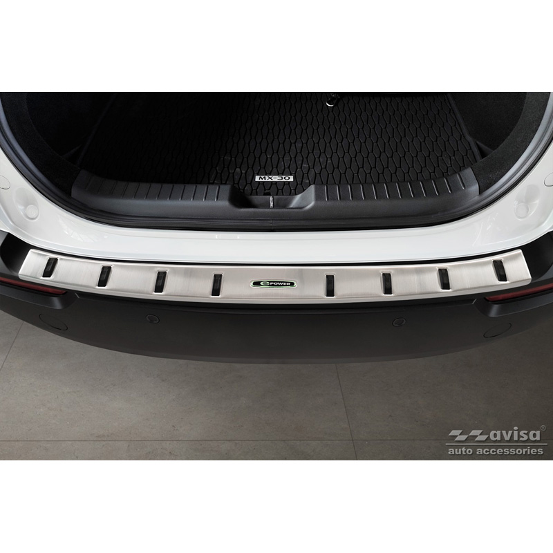 Stainless Steel Rear bumper protector  Mazda MX-30 2020- 'STRONG EDITION'