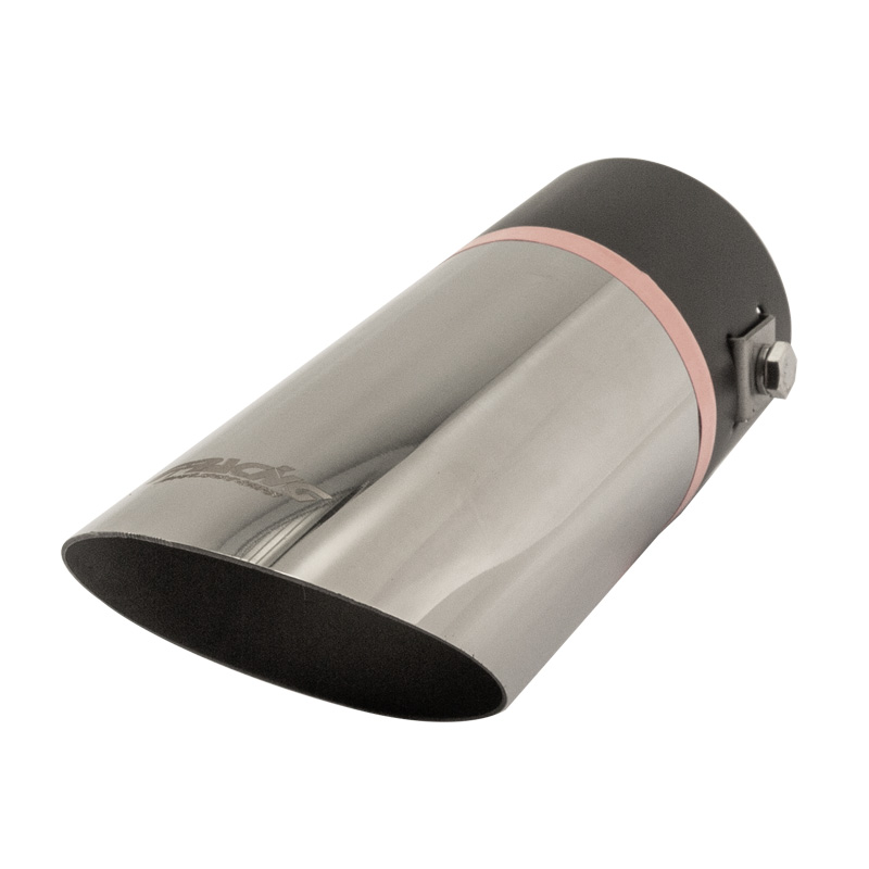 Simoni Racing Exhaust Tip Round/Slanting Inox - Ø60xL175mm - Installation ->60mm