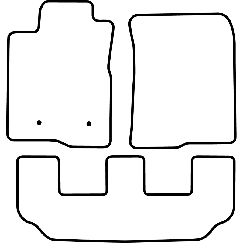 Set car mats  Toyota Corolla Verso 2004-2006