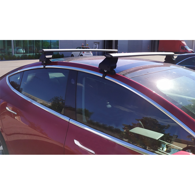 Roof bar set Twinny Load Aluminum Fly Bar  Tesla Model 3