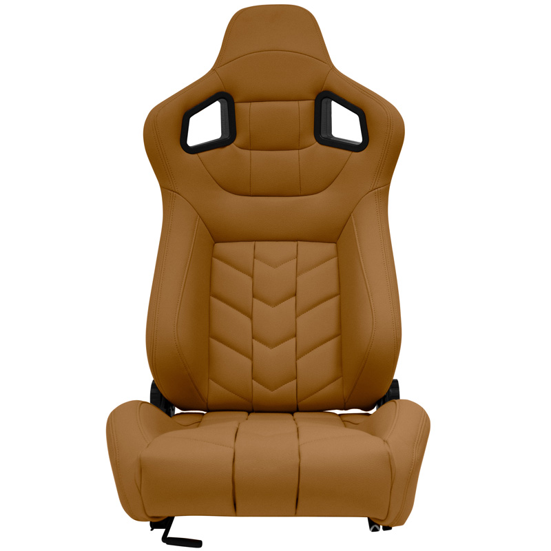Sport seat 'GK' - Beige Synthetic leather - Dual-side reclinable back-rest - incl. slides