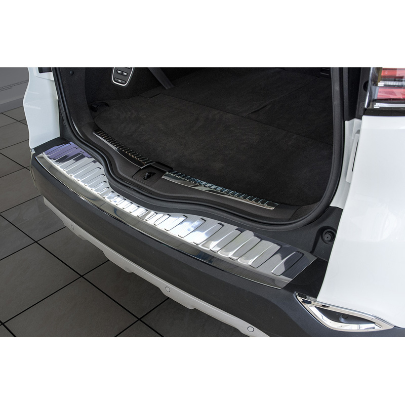 Stainless Steel Rear bumper protector  Renault Espace 2015-2023 excl. Initiale Paris 2020-2023 'Ribs'