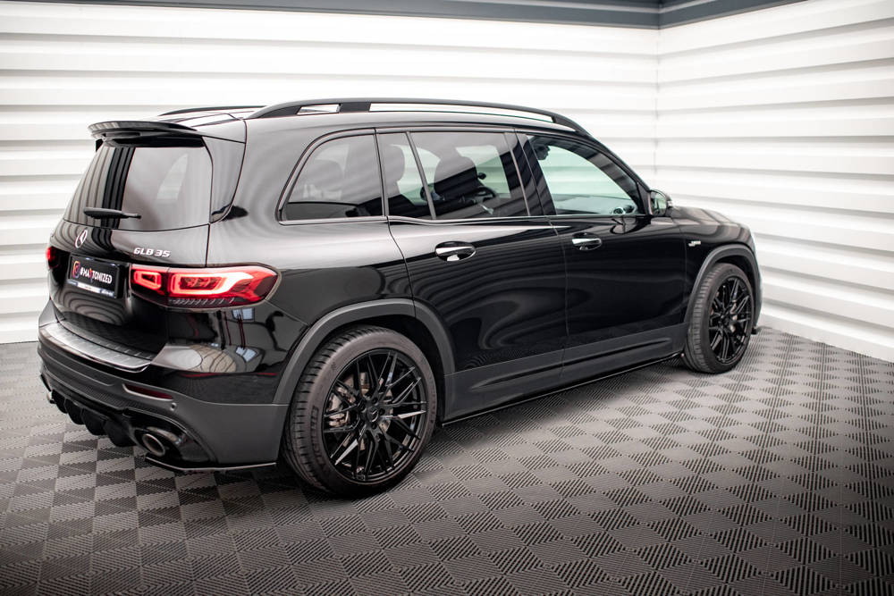 Zijskirts passend voor Mercedes GLB AMG Pakket & GLB 35 AMG Maxton Glans Zwart
