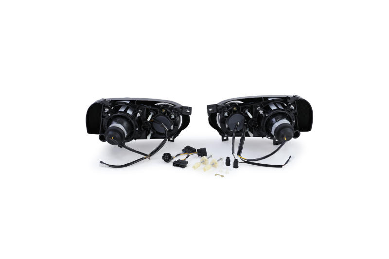 Headlights fits VW Golf 91-97 DE twin lens