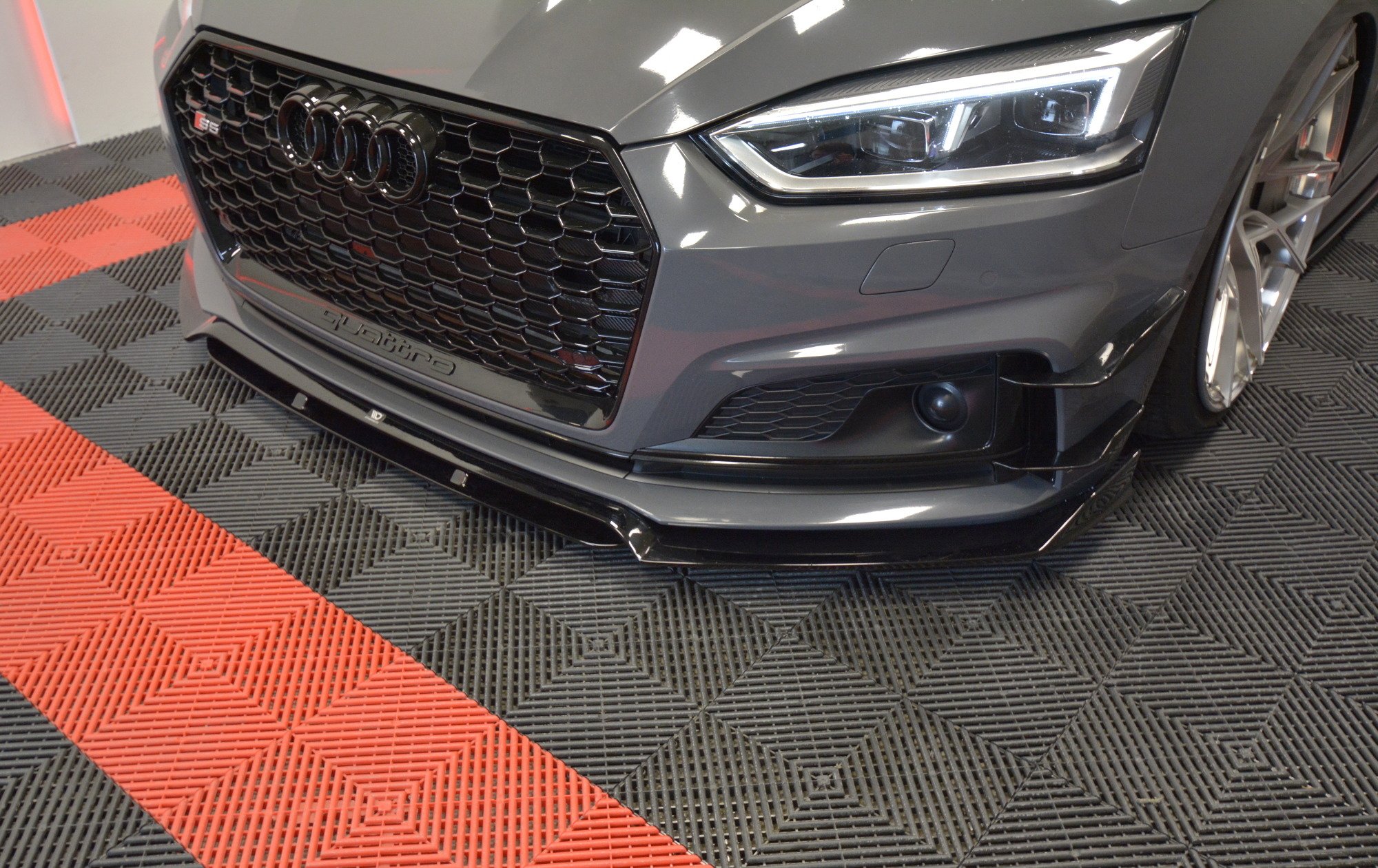 Voorspoiler passend voor Audi A5 S Line / S5 Maxton ABS