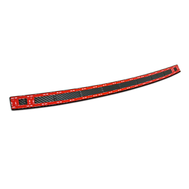 Real 3D Carbon Rear bumper protector  Fiat 600 Hybrid & 600e 2023- 'Ribs'