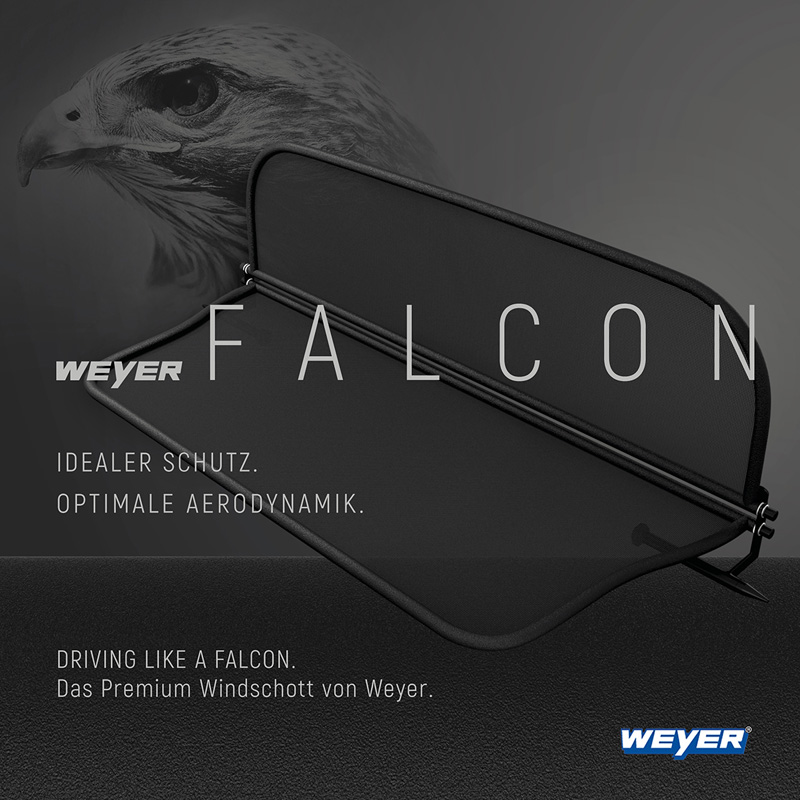 Weyer Falcon Premium Wind Deflector  Saab 900 II & 9-3 Type YS3D 1994-2003