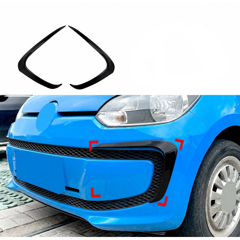 Bumper Flags  Volkswagen Up! 2011- excl. GTi (ABS Glossy Black)