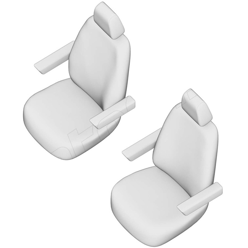 Original Design Textile seat covers 1+1  Volkswagen T6 2015-2022