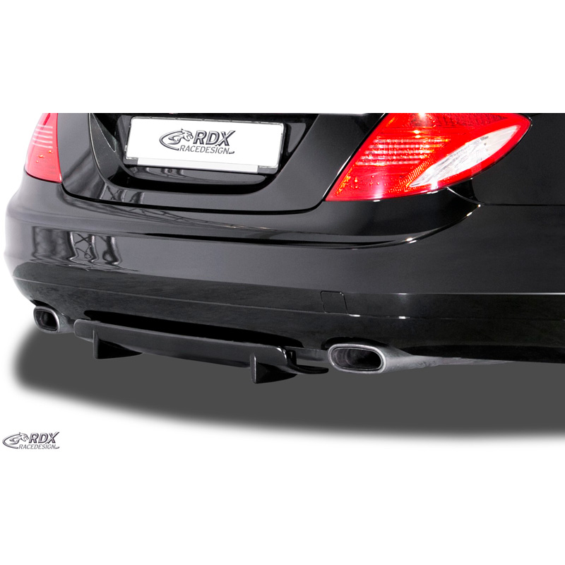 Rear bumper skirt 'Diffuser U-Diff'  Mercedes S-Class Coupe C216 2006-2013 (PU)