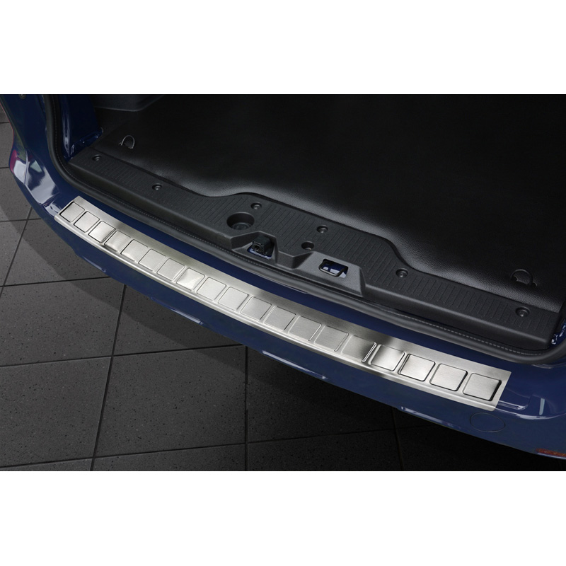 Stainless Steel Rear bumper protector  Dacia Dokker 2012-2017 & 2017- 'Ribs'