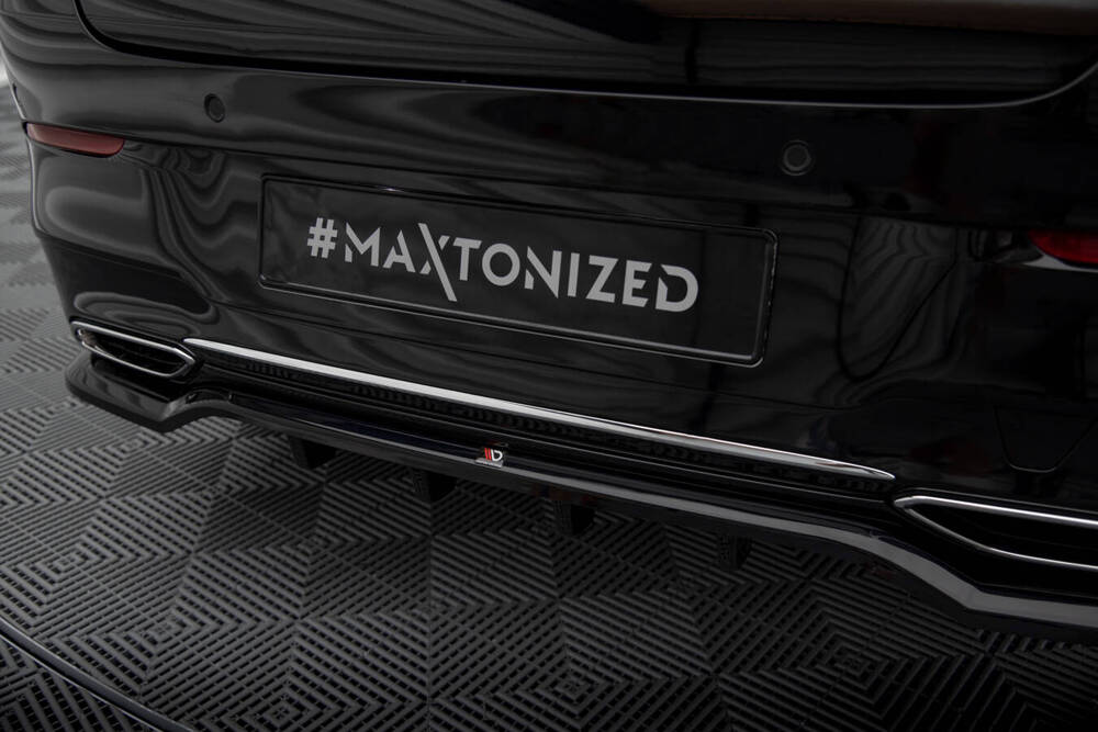 Diffuser passend voor Mercedes Benz CLA Coupe C118 Maxton Glans Zwart