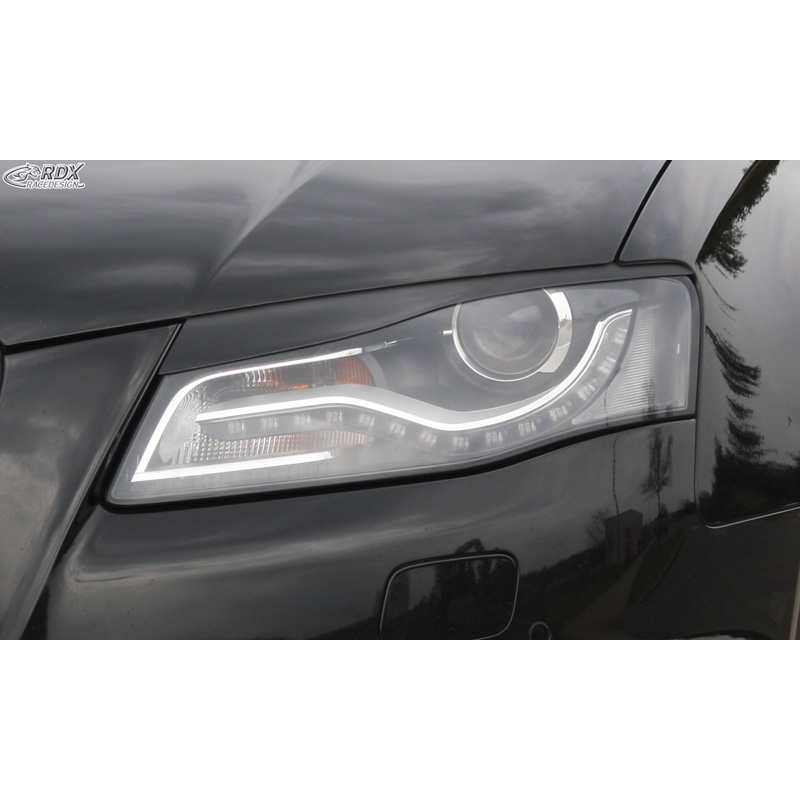 Head light spoilers  Audi A4 B8 2008-2012 (ABS)