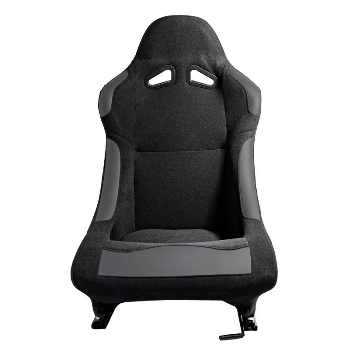 Sport seat 'BW' - Black - Non-reclinable back-rest - incl. slides