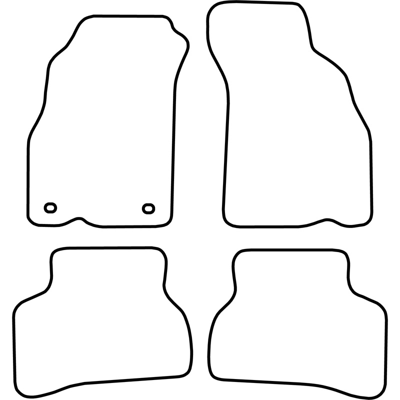 Set car mats  Hyundai Excel 1994-2000