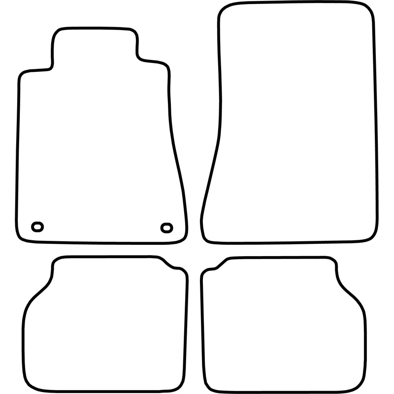 Set car mats  Mercedes S Class W140 1991-1998