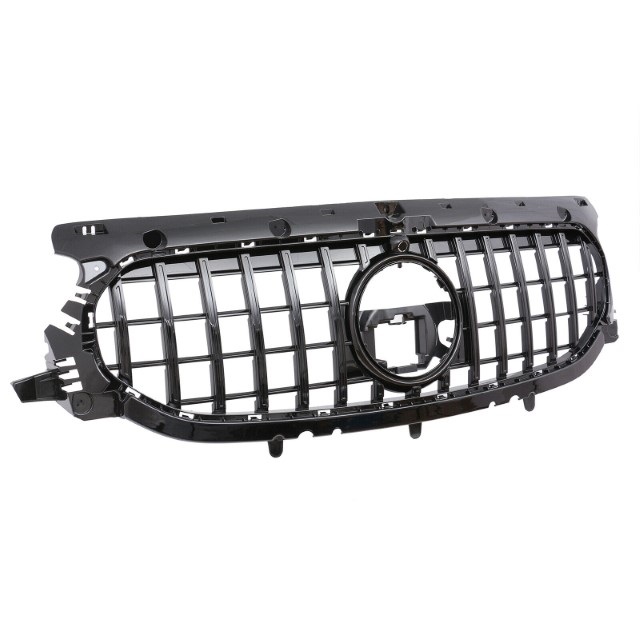 Grill passend voor Mercedes GLA H247 GT Look Glans Zwart