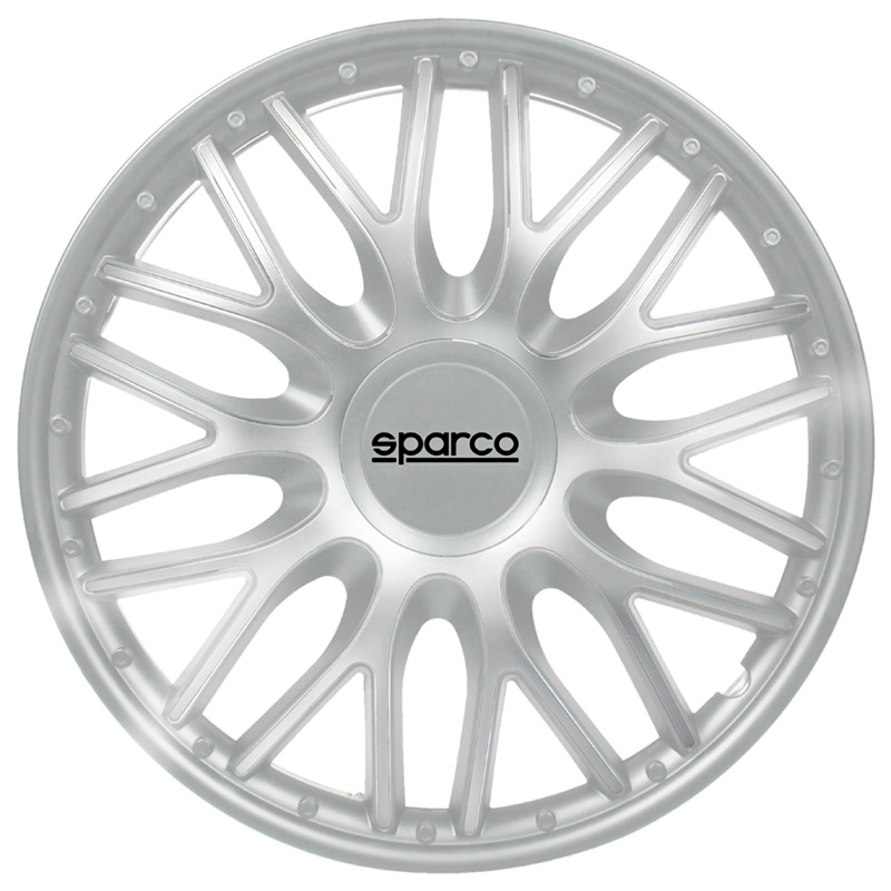 Sparco Wheel Covers Roma - 15-inch - Silver - Set of 4 pieces