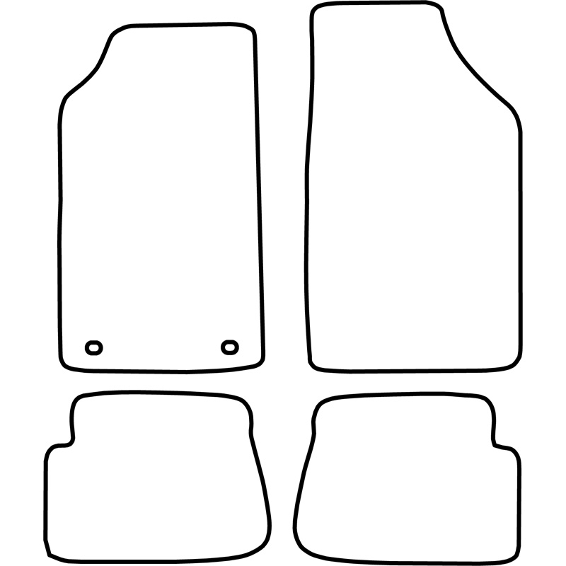 Set car mats  Peugeot 205 1984-1998 /309 1987-1993