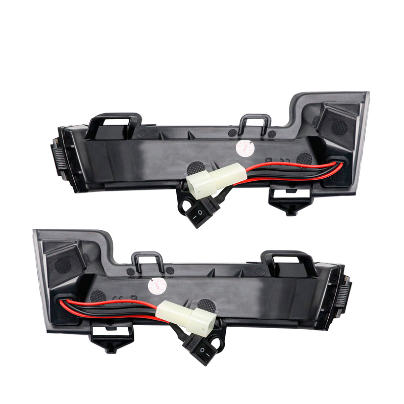 Set LED Side-Mirror Indicators  Skoda Octavia III 2013-2020 & Volkswagen T-Roc 2017-2020 / T-Cross 2019- - Smoke - incl. Dynamic Running Light