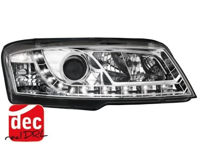 Headlights Fiat Stilo 3drs 01-08 Devil Eyes Dlite LED Chr